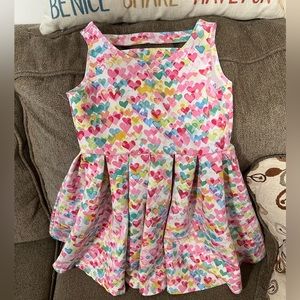 Girls summer heart dress